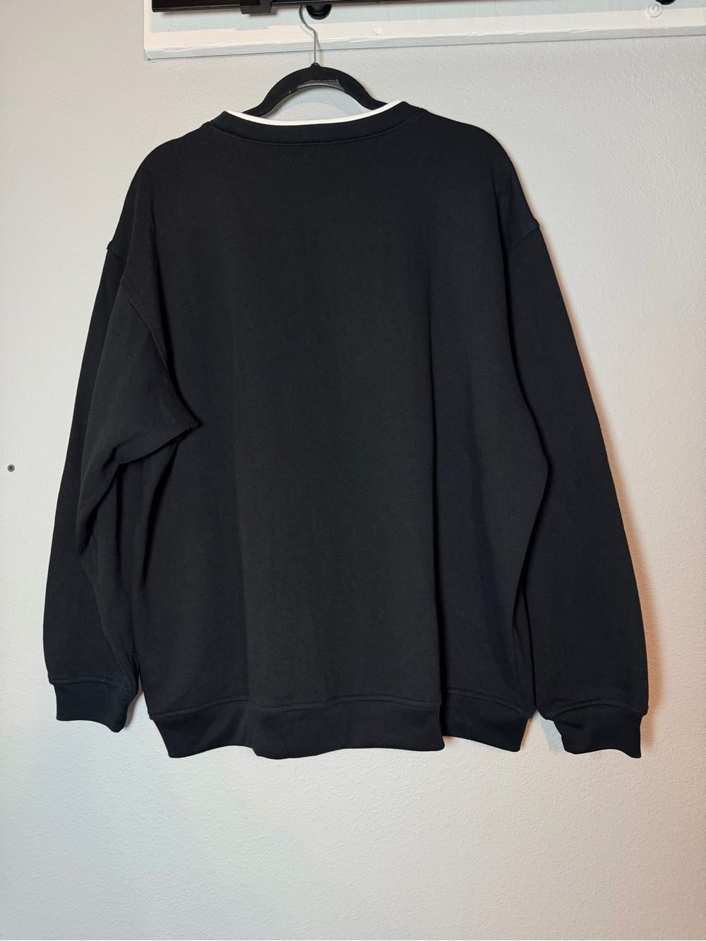 Vintage Basic Editions Halloween Embroidered Bear Sweatshirt Size 1X Black - Picture 5 of 6